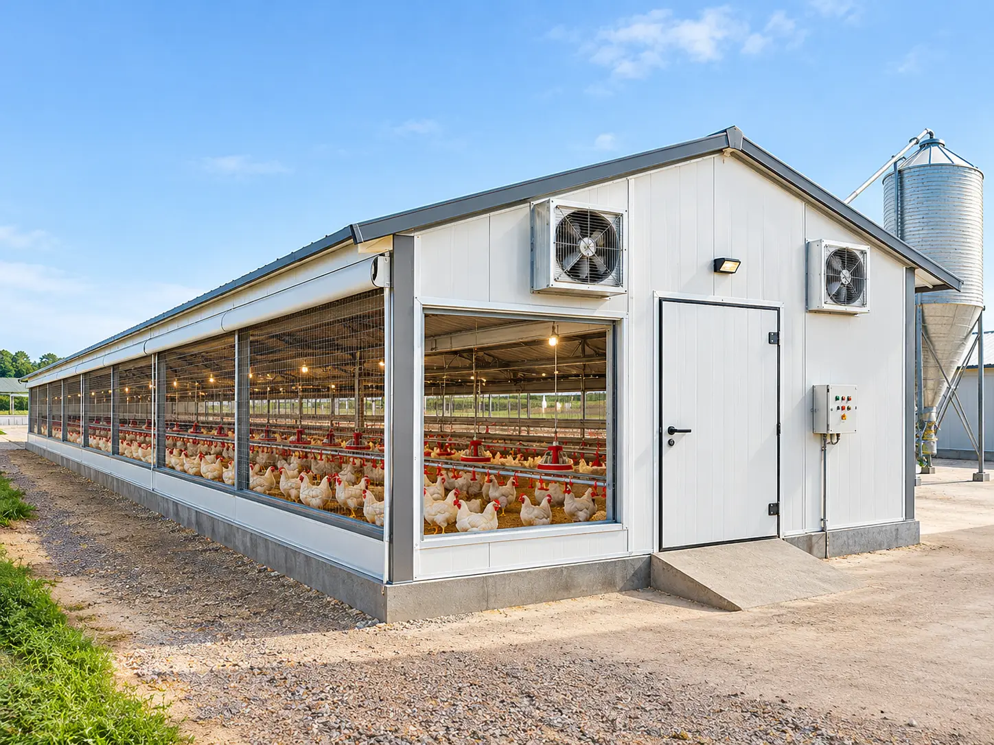 Poultry farm sheds
